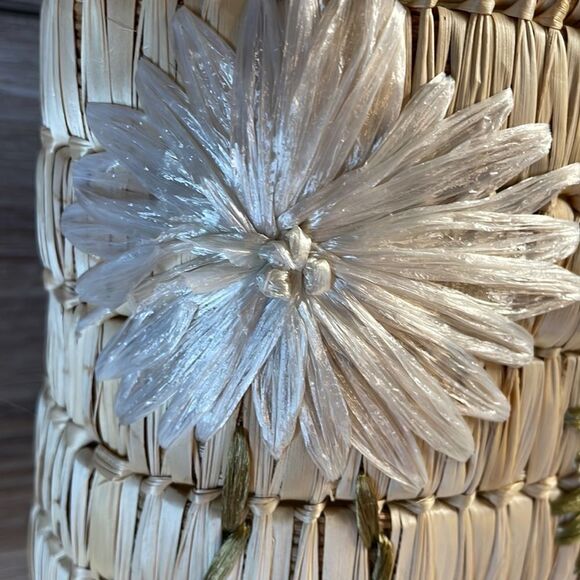 Nine West Straw Floral Bag - Picture 6 of 8